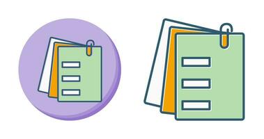 Attached Documents Vector Icon