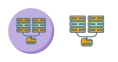 icono de vector de base de datos