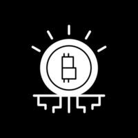 bitcoin cifrado vector icono diseño