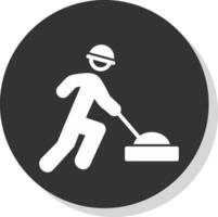 Road Work Vector Icon Design