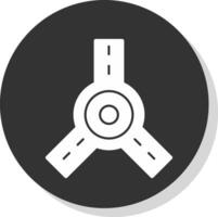 Roundabout Vector Icon Design