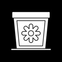 Plant Pot Vector Icon Design