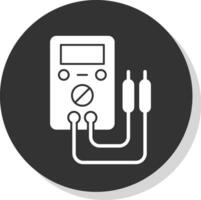 Voltmeter Vector Icon Design