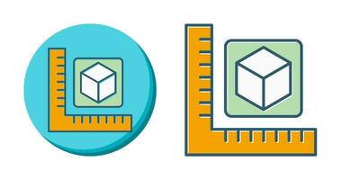 icono de vector de medida