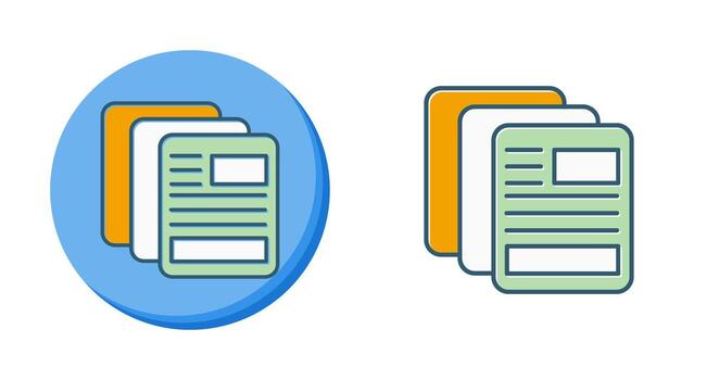 icono de vector de documento