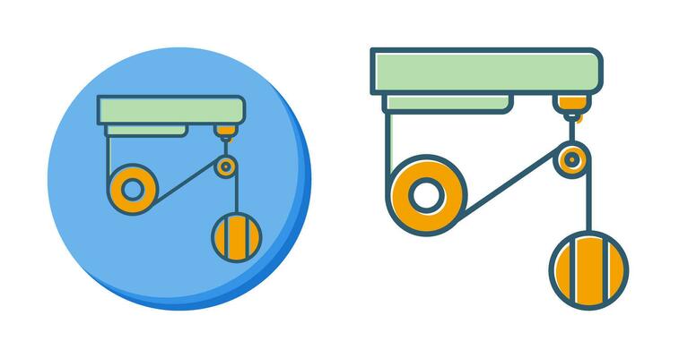 Pulley Vector Icon