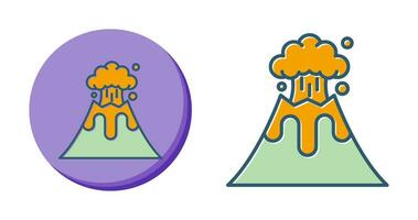 Volcano Vector Icon