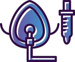 Oxygen Mask Vector Icon Design