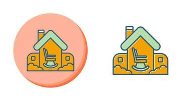 Retirement Home Vector Icon