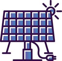 diseño de icono de vector de energía solar