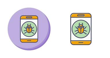 Mobile Virus Vector Icon