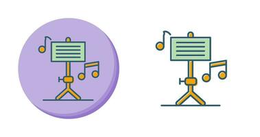 icono de vector de educación musical