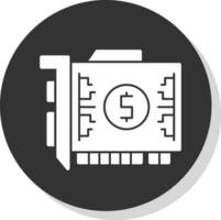 Gpu mining Vector Icon Design