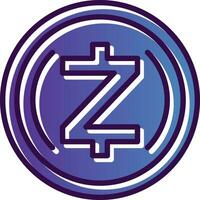 zcash vector icono diseño