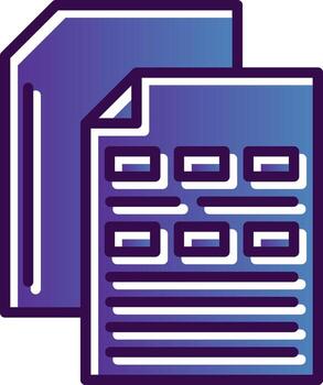 repartido libro mayor vector icono diseño