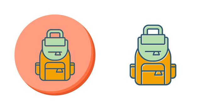 Backpack Vector Icon