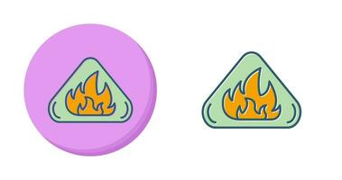 Fire Danger Vector Icon