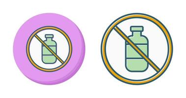 No Liquids Vector Icon