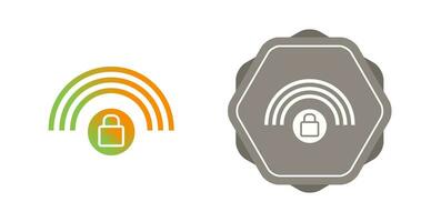 Protected Wifi Vector Icon