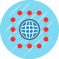 Global network Vector Icon Design