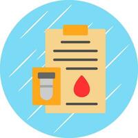 Blood Test Vector Icon Design