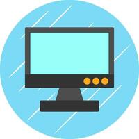 televisión monitor vector icono diseño