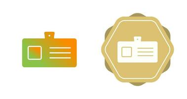 Identity Card Vector Icon