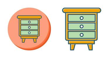 Chest Of Drawers Vector Icon