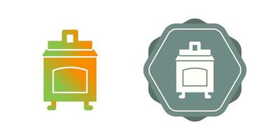 Coal Furnace Vector Icon