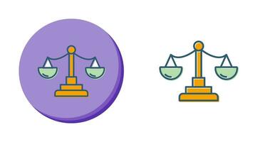 Justice Scale Vector Icon