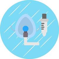Oxygen Mask Vector Icon Design