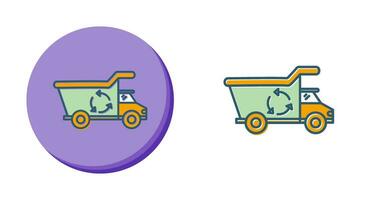 Recycling Truck Vector Icon