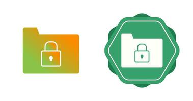 Secure Folder Vector Icon