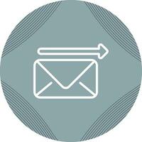 Envelope with arrow Vector Icon