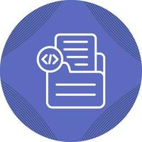 Document Insert Code Vector Icon