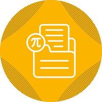 Document Insert Formula Vector Icon