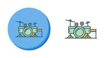 Drum Set Vector Icon