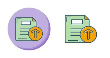 Files Upload Vector Icon