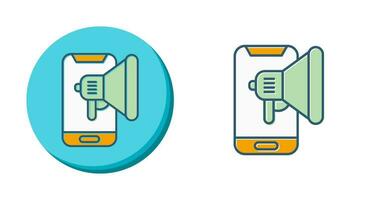 Mobile Marketing Vector Icon