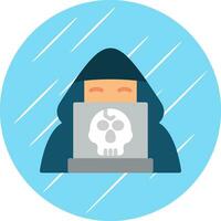 diseño de icono de vector de hacker