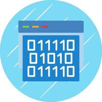 Binary code Vector Icon Design