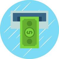 Cash withdrawal Vector Icon Design