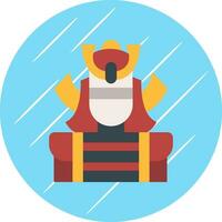 samurai vector icono diseño