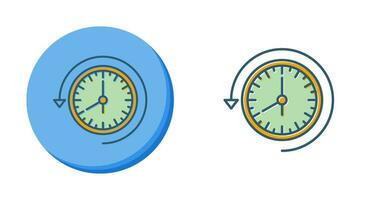 Change clock icon. Turning to winter or summer time. 21479213 Vector Art at  Vecteezy