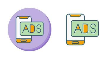 Mobile Advertising Vector Icon