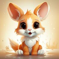 cute rabbit cartoon photo