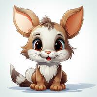 cute rabbit cartoon photo