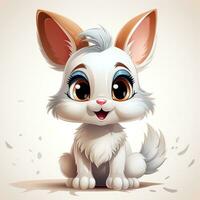 cute rabbit cartoon photo