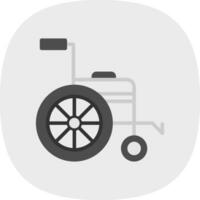 Wheelchair Vector Icon Design