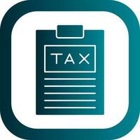 Tax Vector Icon Design